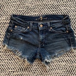 7 For All Mankind Cut off Shorts
